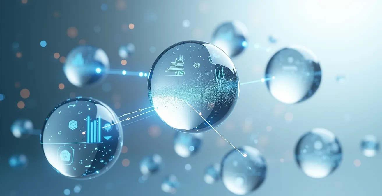 Visuele weergave van geautomatiseerde workflows tussen verschillende business applicaties