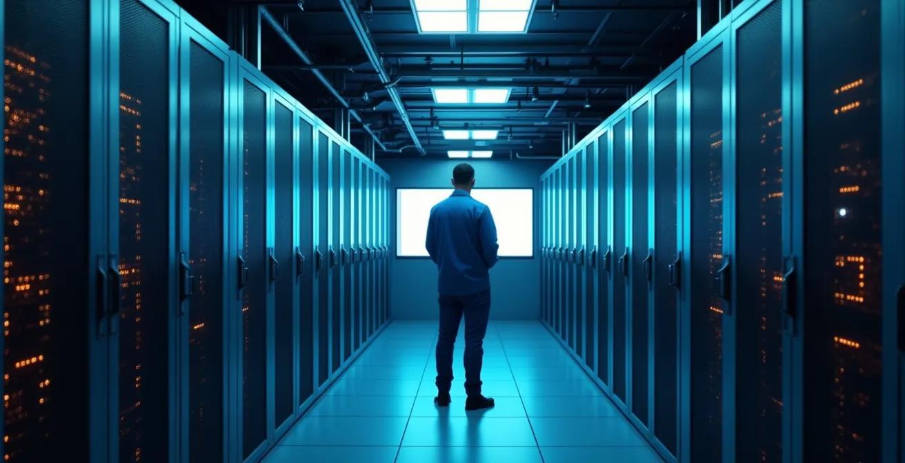 Visuele weergave van het dataverwijderingsproces in bedrijfssystemen