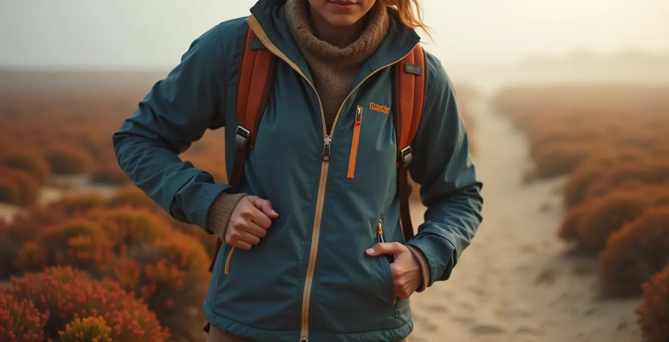 Praktische wandelkleding in drielagensysteem voor herfstweer op de Veluwe