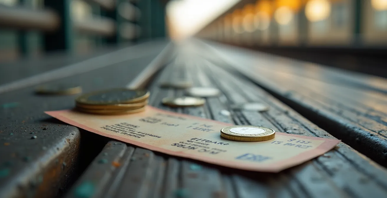 Visualisatie van tijd en geld besteed aan dagelijks forensen