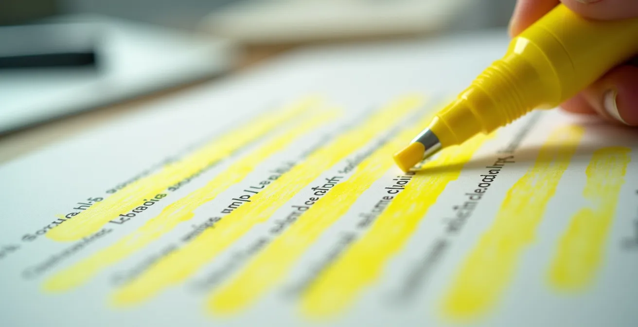 Geel gearceerde kernbepalingen in modelovereenkomst die niet gewijzigd mogen worden