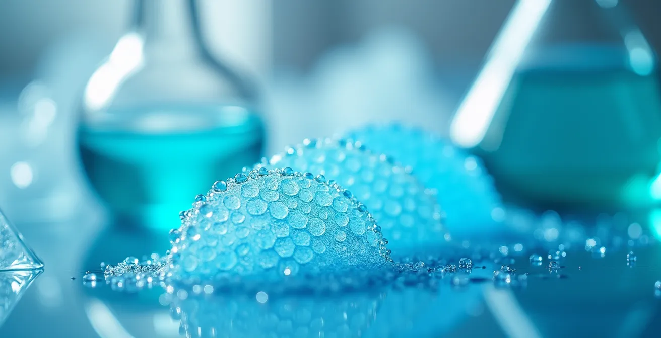 Close-up van innovatieve membraantechnologie voor zeewaterontzilting